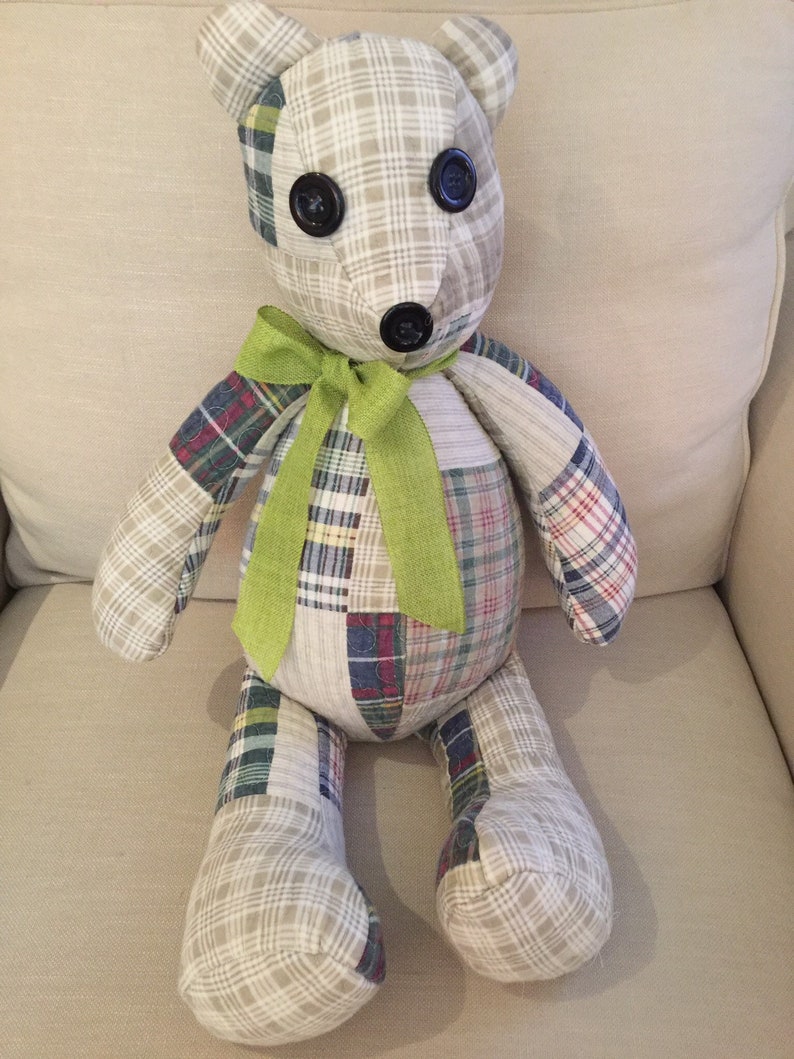 Memory Teddy Bear Keepsake Teddy Bear | Etsy