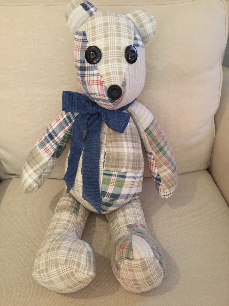 Memory Teddy Bear Keepsake Teddy Bear | Etsy