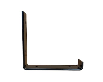 Hook Bracket, Iron Shelf Bracket, Floating Bracket, J Metal Shelf Bracket, Bracket, Shelf Bracket Metal, Hook Bracket, Metal: 1.5" x 3/16"