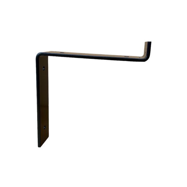 Shelf Bracket, Metal Shelf Bracket, Floating Shelf Bracket, Shelf Bracket Black, Shelf Bracket, Steel Shelf Bracket, Metal: 1.5" x 3/16"