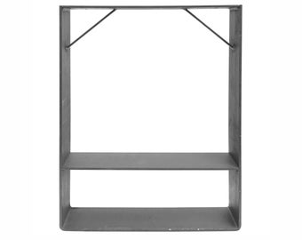 Square Metal Legs OPTION # 2 (Single Leg Ordering) (3" Wide - 1/4" Thick) (Size Range:  16-30"L x 16-30"H)