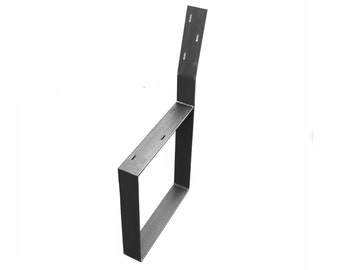 Square Metal Legs  with Backrest (Single Leg Ordering) (2" Wide - 1/4" Thick)