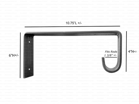 Closet Rod Shelf Bracket Shelf Bracket Towel Hook Wall Hanger