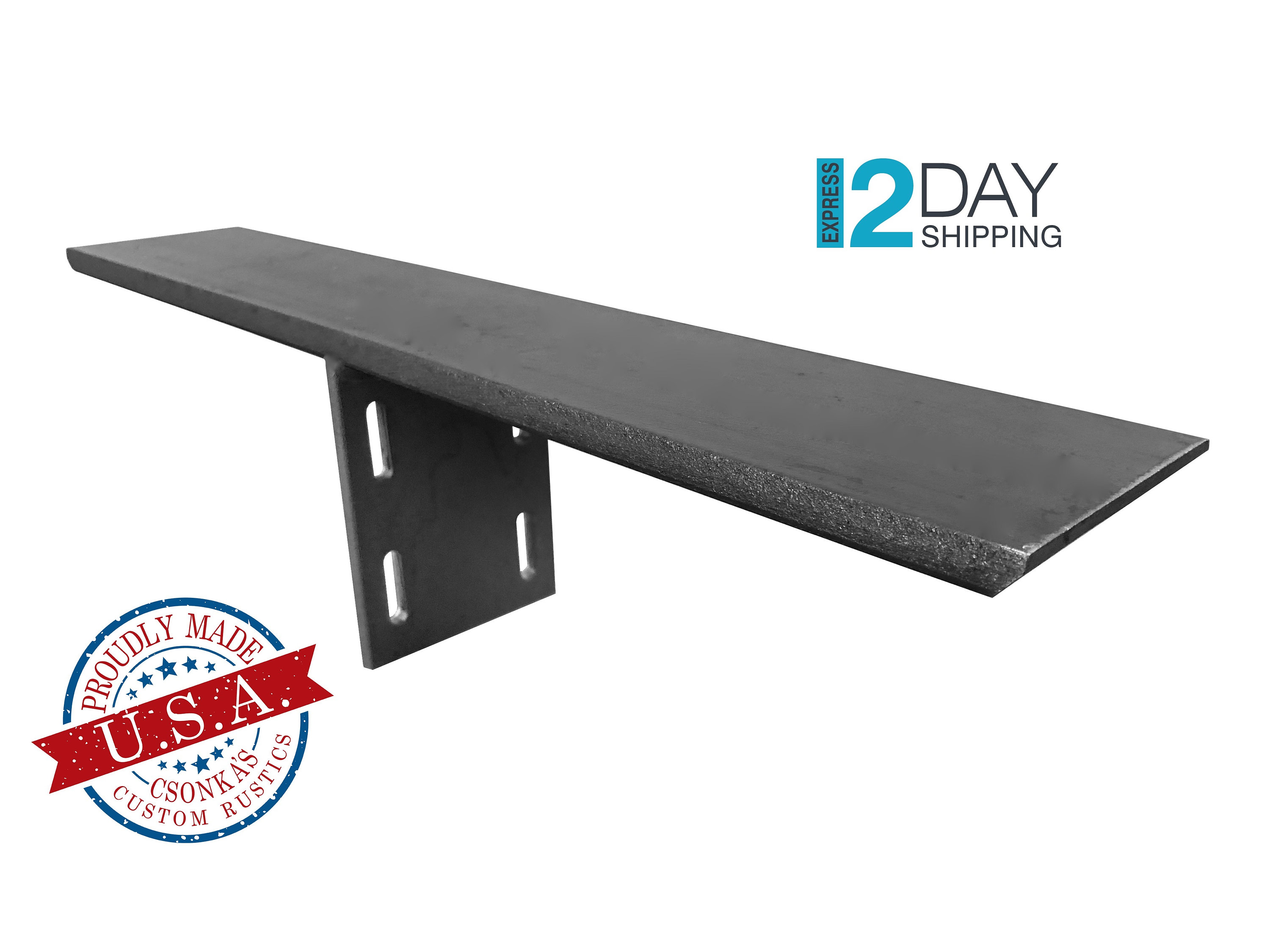 Heavy Duty T Mount Countertop Support Bracket 3 Wide 3 8 Thick
