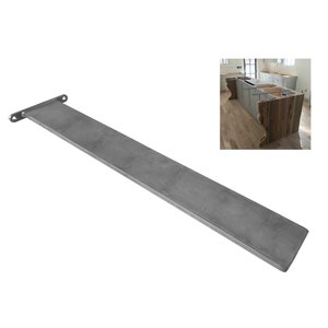 Top Back Mount Countertop Bracket, Kitchen Bracket, Cabinet Flat Support Bracket, floating Shelf Bracket, Hidden