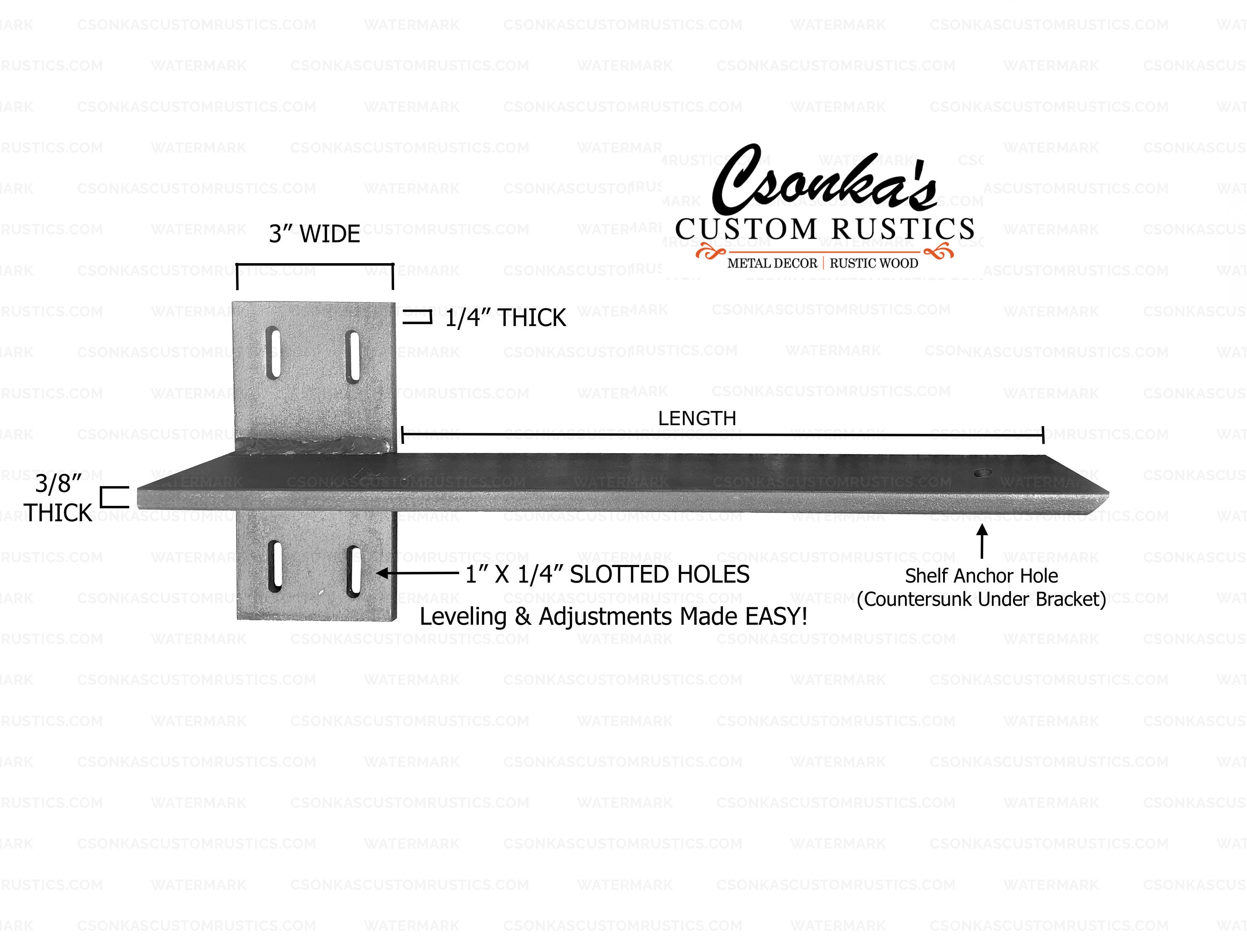 Heavy Duty 3 8 Thick Wall Stud Mount Countertop Support Bracket
