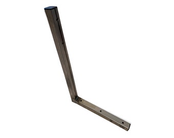 Backrest Bracket, Bench Backrest, Angle Bracket, Shelf Bracket, Metal leg, Modern Shelf Bracket,L Bracket, Tubing 1.5 x 1.5(Single Ordering)