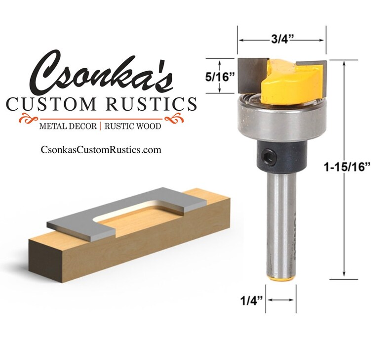 Router Bit for Floating Shelf Brackets - Etsy