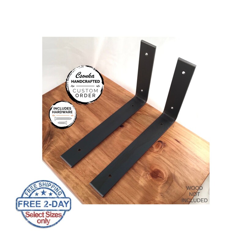 Custom Angle Shelf Bracket Rustic Reclaimed Shelf Brackets Etsy