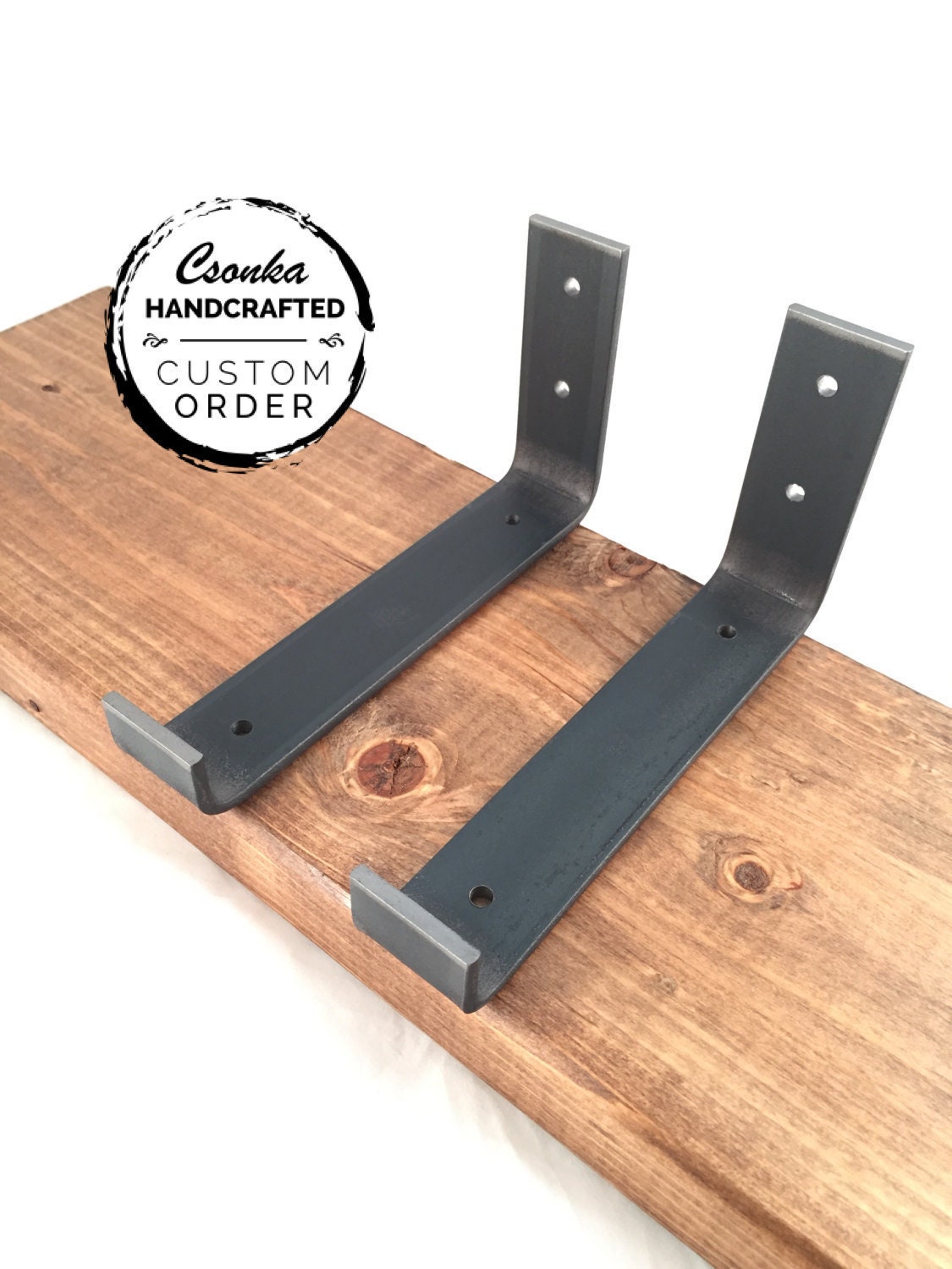 Custom Hook Shelf Bracket Hook Iron Shelf Brackets J Etsy