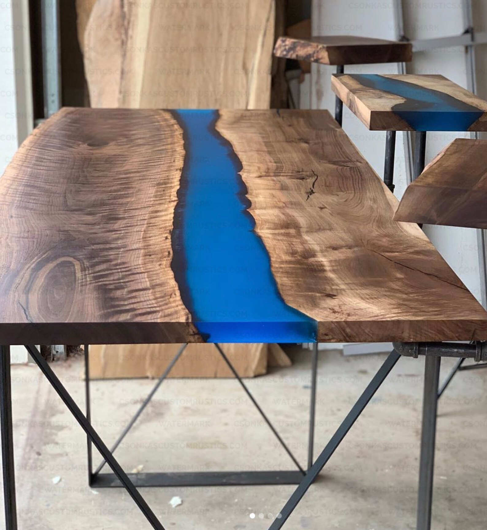 Heavy Duty U Shape River Table Leg Coffee Table Leg Bench Etsy