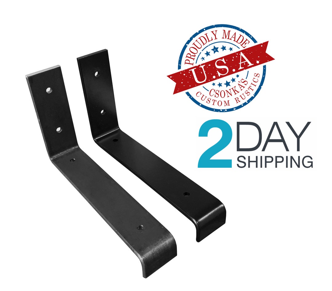 Lip Shelf Brackets Z Bracket Shelf Bracket Iron Bracket Etsy