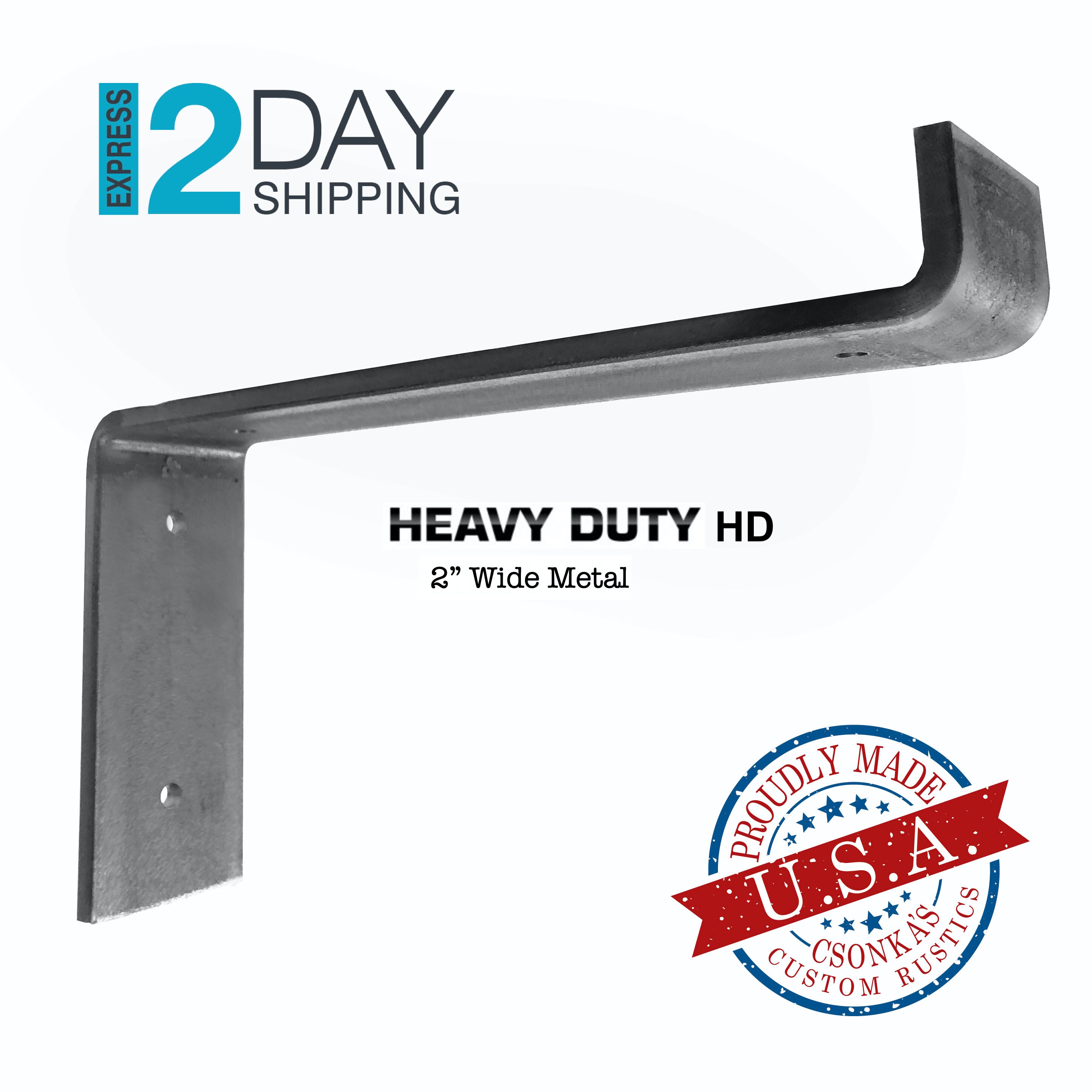 Custom Size Lip Shelf Brackets