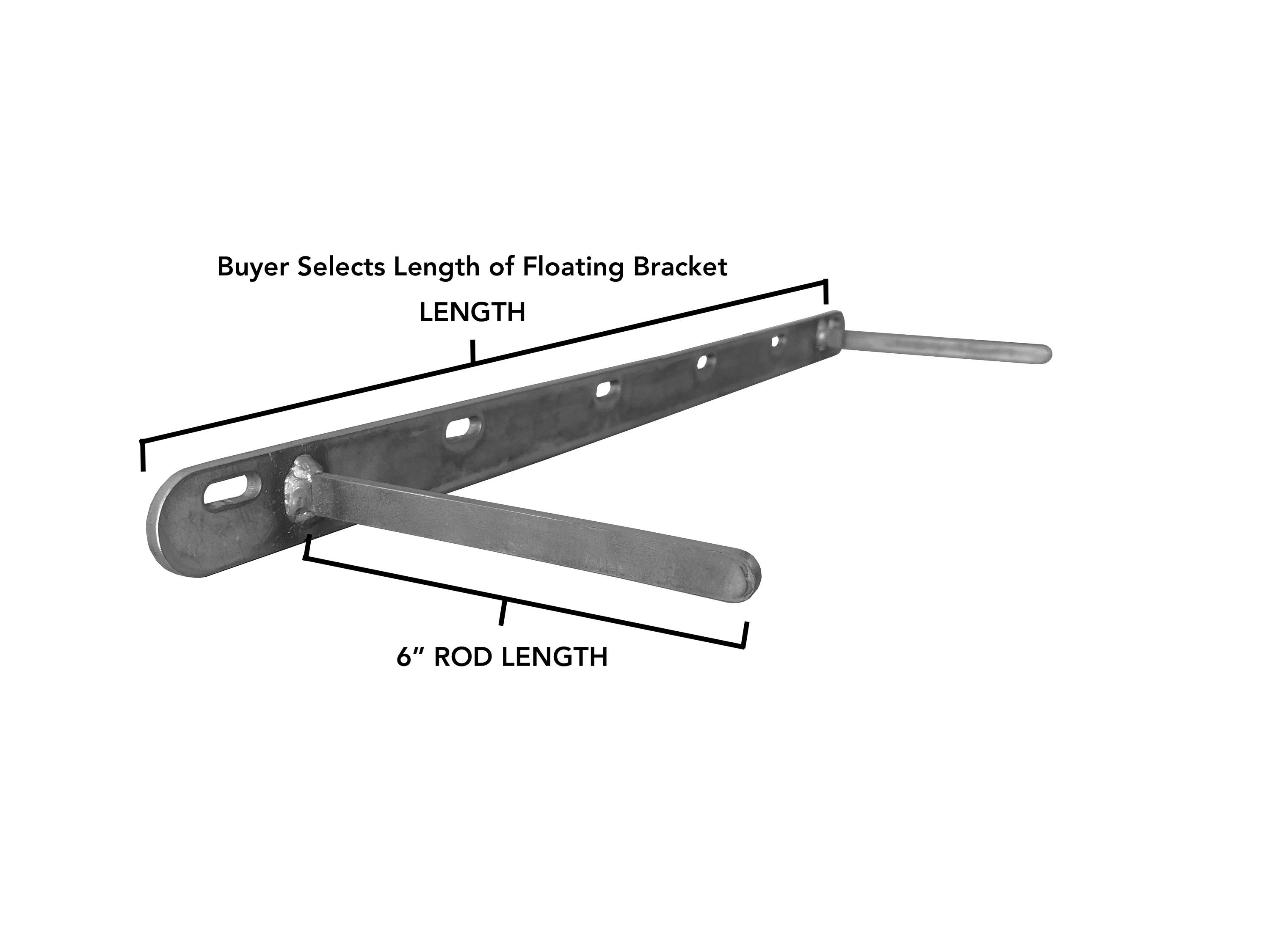 Floating Shelf Brackets Size's Range From 10L to 46L Brackets