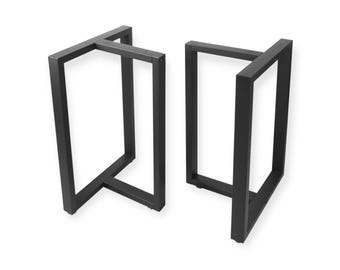 Set of Black T Shape Table Legs CK-86