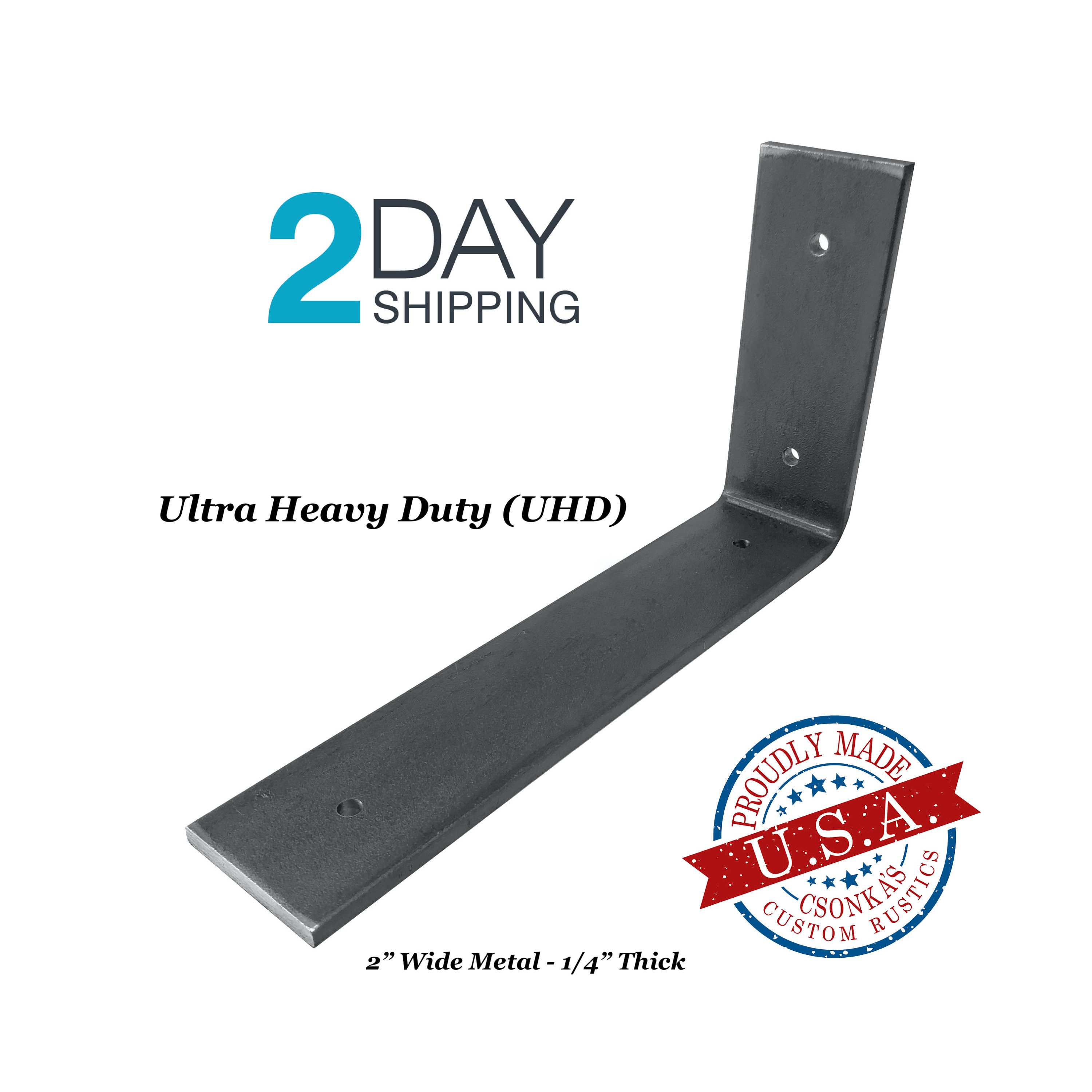 Custom Size Angle Shelf Brackets