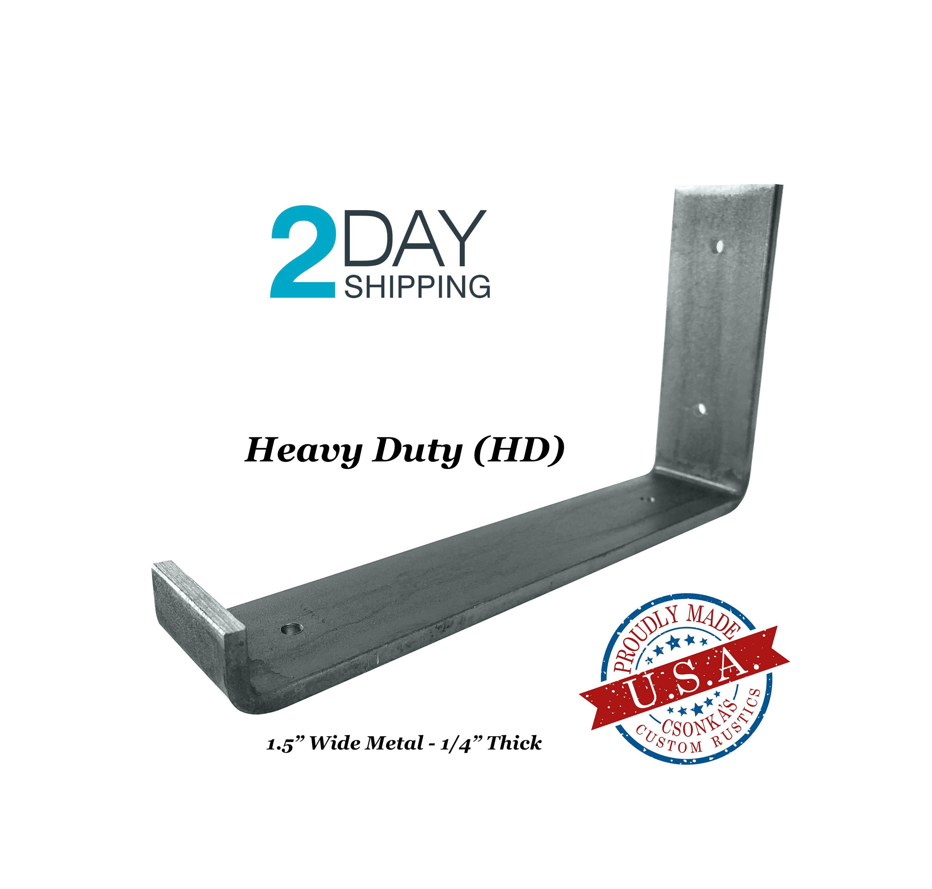 Heavy Duty Shelf Bracket Shelf Bracket J Bracket Metal Etsy