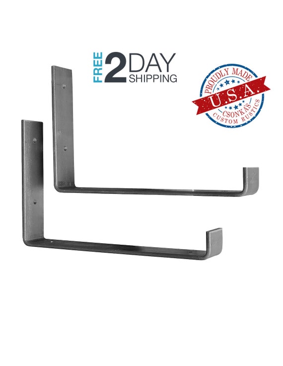 2 Pack 11.25l X 6h Hook Brackets J Bracket Etsy