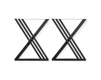 Set of Black Z Table Legs CK-86
