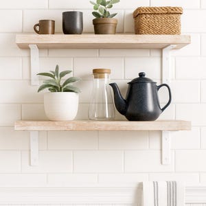 Angle Shelf Bracket, Black, Gold, White, Metal Shelf Bracket, Floating Shelf Bracket, Shelf Bracket, Hidden floating, Steel Shelf Bracket image 6