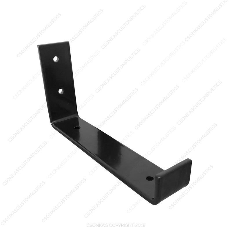 Single Color HOOK Shelf Brackets J Bracket Black White Etsy