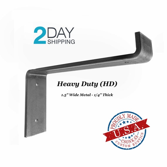 Heavy Duty Shelf Bracket Shelf Bracket Z Bracket Metal Etsy