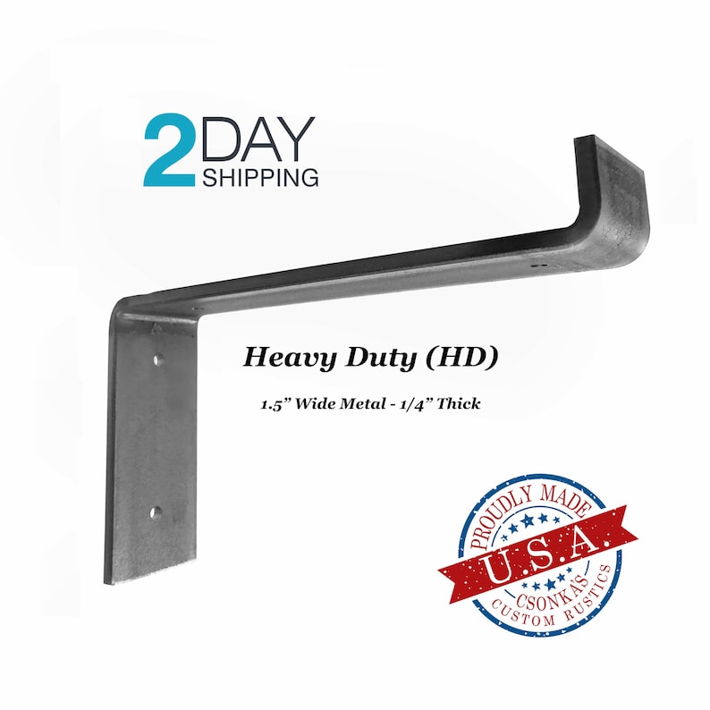 Heavy Duty Shelf Bracket Shelf Bracket Z Bracket Metal Etsy