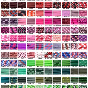 Cordón de cuello de paracord resistente con espiral trenzado redondo y clip HK - ¡MÁS DE 400 COLORES! imagen 9