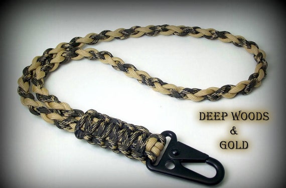 Heavy Duty Spiral Round Braid Paracord Neck Lanyardchoose YOUR