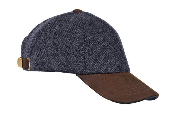 Genuine Harris Tweed Baseball Cap Real 