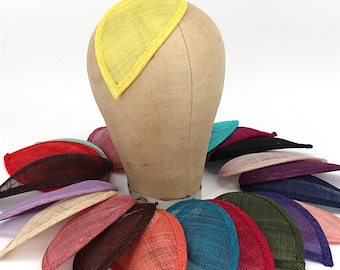 Sinamay Teardrop Fascinator Basis 16 cm - HB016