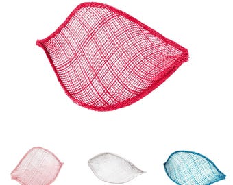 Small Sinamay Petal 9x4cm - FL012
