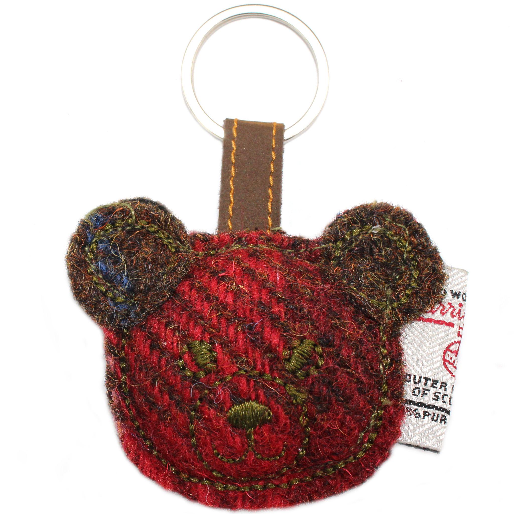 ZK001 Harris Tweed Key Ring TEDDY - Etsy