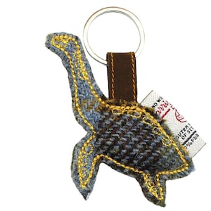 ZK001 Harris Tweed Nyckelring NESSIE
