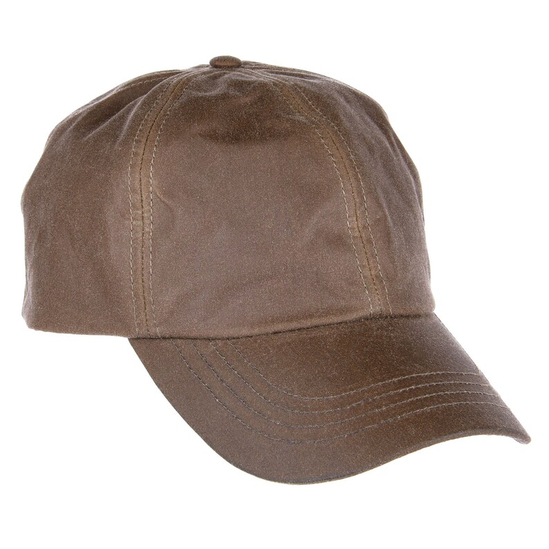 British Waxed Cotton Baseball Cap Adjustable Strap Water Etsy UK