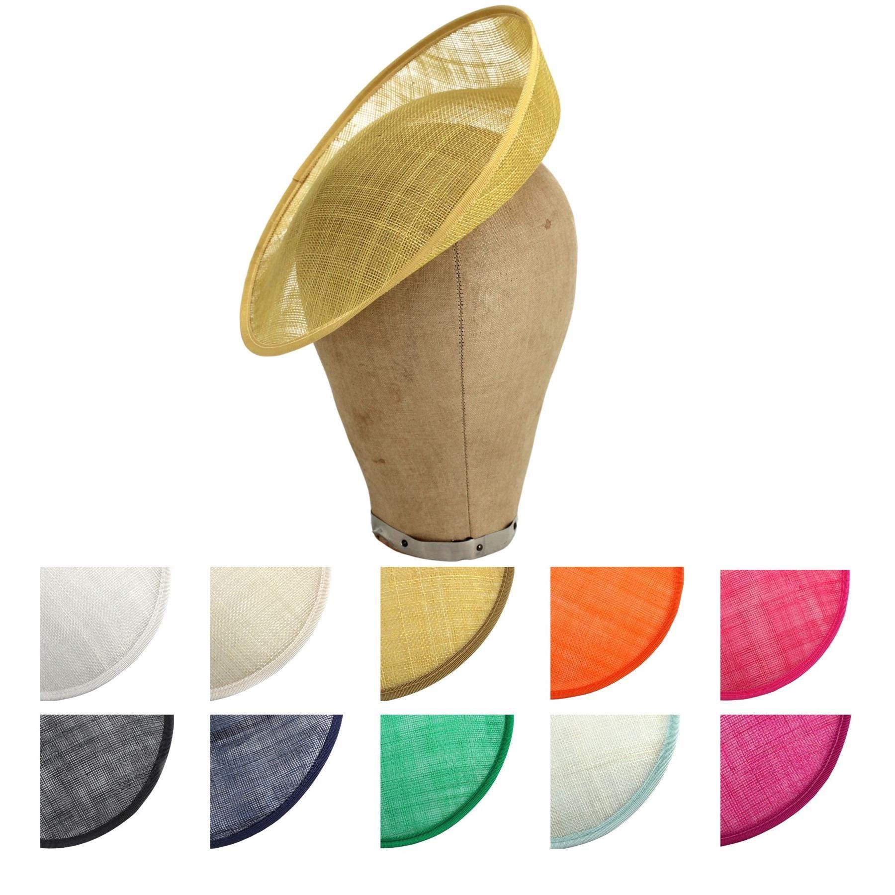 Round Shaped Sinamay Feather Fascinator MEZ2685 > Fascinators > Mezon