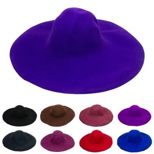 Plush Felt Capeline For Hats 30cm HF016