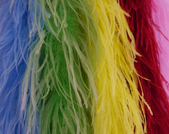 Ostrich Feather Boa 3 ply x 1m BO001