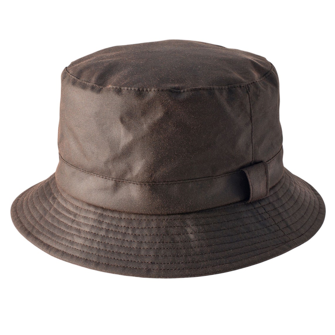 British Waxed Cotton Bucket Hat Compact Water Resistant Check Etsy