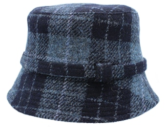 Handmade Harris Tweed Bucket Hat, Custom Fit Wool Hat. - Etsy Canada