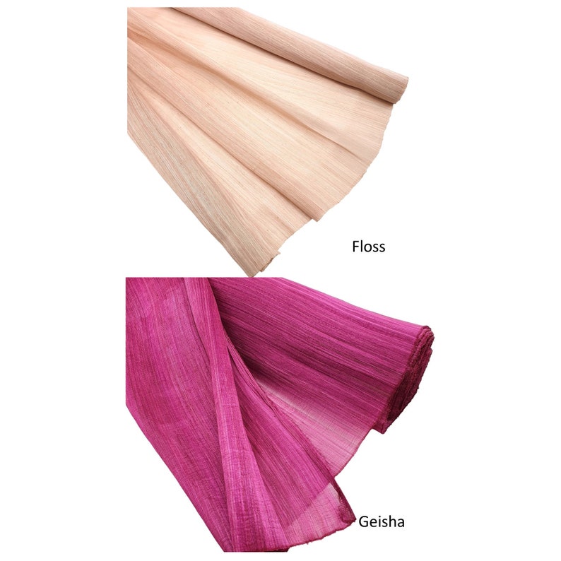 Silk Abaca Fabric 75cm to 90m x 0.5m FS005 image 5
