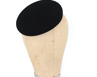 UK Made Felt Button Hat Base 16cm - HA014F