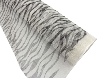 Small Leopard Print Sinamay 90cm x 1m - FS045
