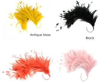 Hackle Feather Stripped Coq Mount 30cm - FM080