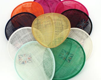 UK Made Coffee Bean Sinamay Base 20x18cm - HA018S