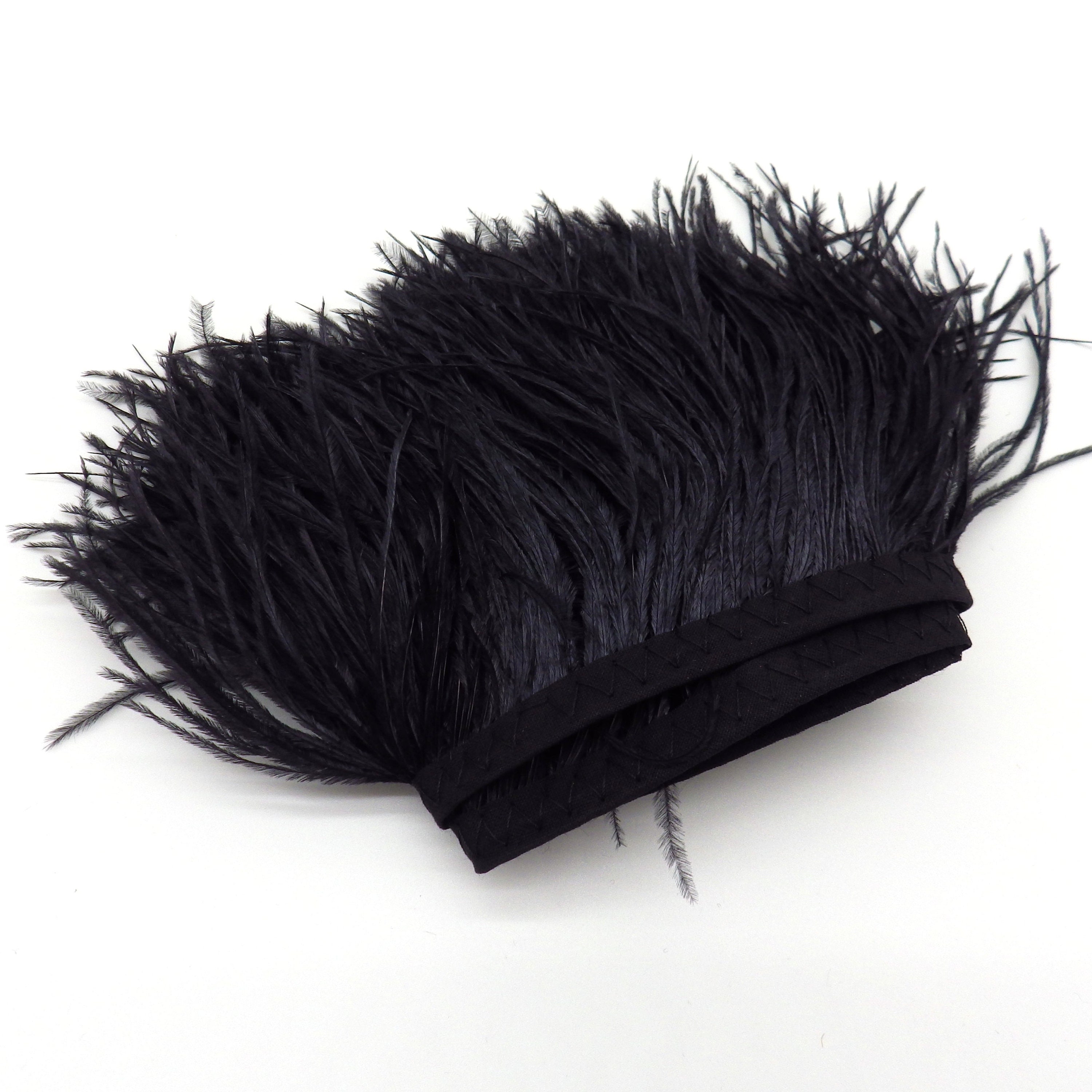 Ostrich Feather Fringe 10CM for Millinery Use FR002A - Etsy UK