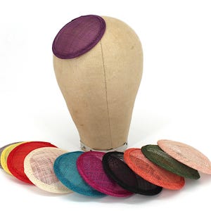 Podstawa do fascynatora ze słomy Sinamay 10 cm - HB007