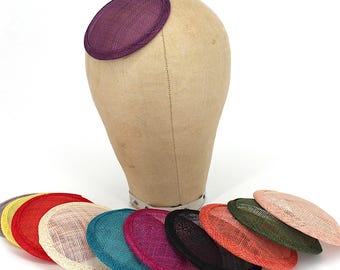 Sinamay Stroh Fascinator Basis 10 cm - HB007