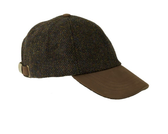 Genuine Harris Tweed Baseball Cap Real 