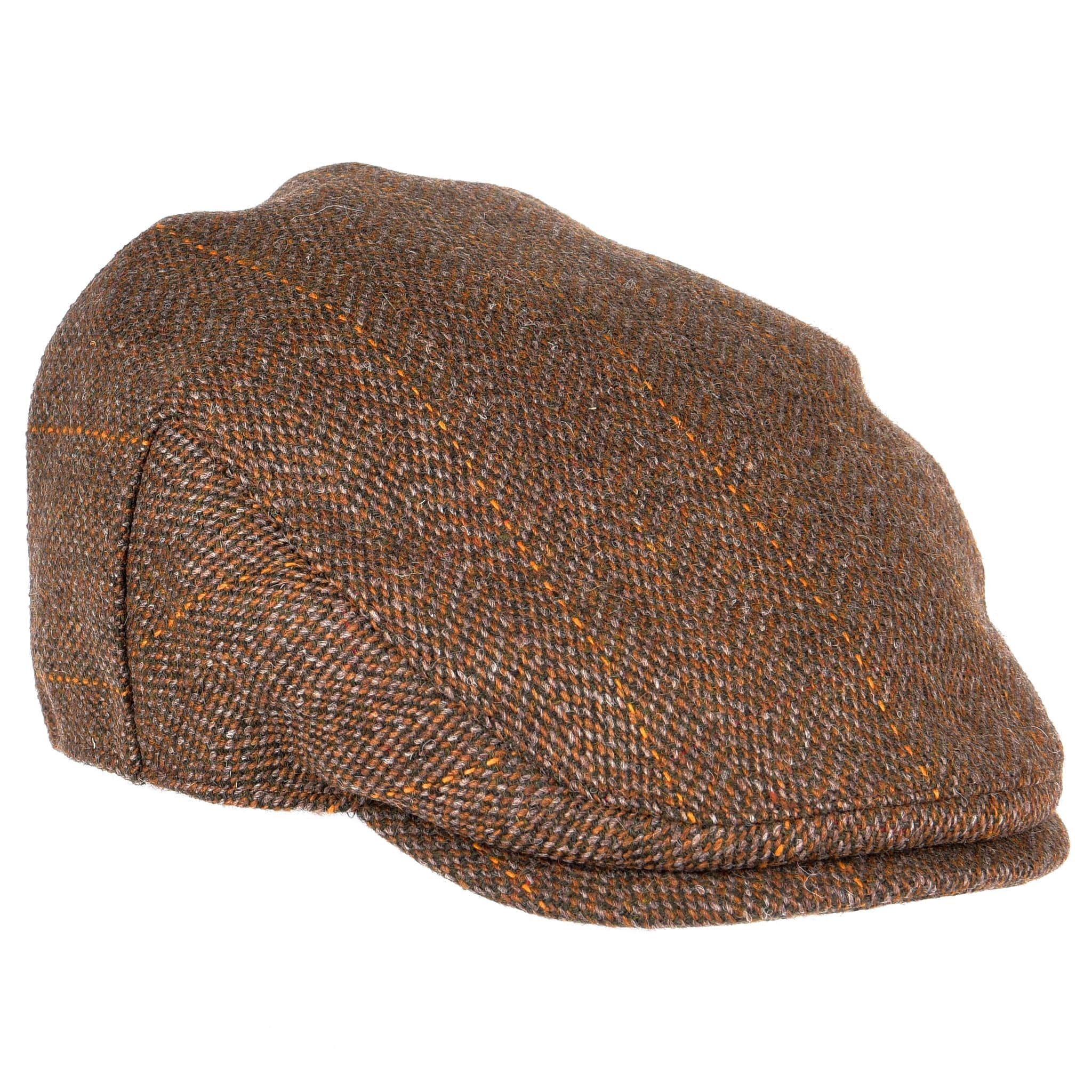 Derby Tweed Flat Cap Deep Back Teflon Coated Satin Lining Etsy UK